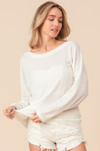 Load image into Gallery viewer, BiBi Waffled Backless Drawstring T-Shirt
