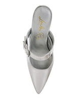 Load image into Gallery viewer, Bismi Large Buckle Kitten Heel Mules