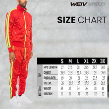 Load image into Gallery viewer, Striped Tape Front Pleat Track Suit Set
