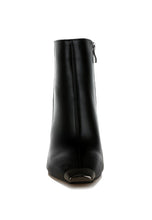 Load image into Gallery viewer, Orca Metallic Cap Toe Faux Leather Boots