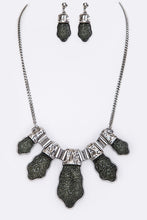 Load image into Gallery viewer, Frosted Glass Artisan Necklaces Set