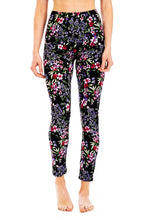 Load image into Gallery viewer, Peach Skin Mix Floral Print Leggings