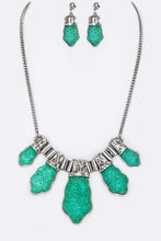 Load image into Gallery viewer, Frosted Glass Artisan Necklaces Set