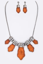 Load image into Gallery viewer, Frosted Glass Artisan Necklaces Set