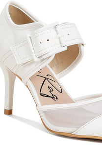 Aneri Buckle Detail Pump Sandals