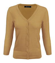 Load image into Gallery viewer, Crewneck Button Down Knit Plus Size  Cardigans