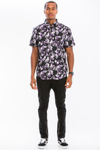 Load image into Gallery viewer, Men&#39;s Print Hawaiian Button-Down Shirt
