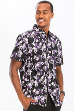 Load image into Gallery viewer, Men&#39;s Print Hawaiian Button-Down Shirt