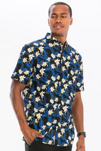 Load image into Gallery viewer, Men&#39;s Print Hawaiian Button-Down Shirt