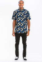 Load image into Gallery viewer, Men&#39;s Print Hawaiian Button-Down Shirt