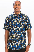 Load image into Gallery viewer, Men&#39;s Print Hawaiian Button-Down Shirt
