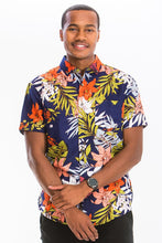 Load image into Gallery viewer, Men&#39;s Print Hawaiian Button-Down Shirt