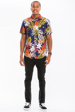 Load image into Gallery viewer, Men&#39;s Print Hawaiian Button-Down Shirt