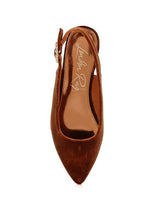 Load image into Gallery viewer, Dolan Velvet Slingback Flat Sandals