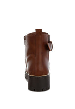 Load image into Gallery viewer, Antorin Chunky Buckle Detail Ankle Boots