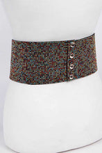 Load image into Gallery viewer, Rhinestone Iconic Tie Belt