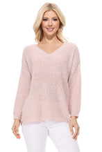 Load image into Gallery viewer, Open Back Off Shoulder Loose Fit Summer Knit Top