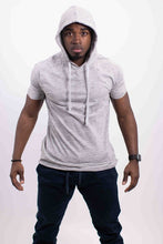 Load image into Gallery viewer, LIGHT WEIGHT TRIBLEND SHORT SLEEVES HOODIE