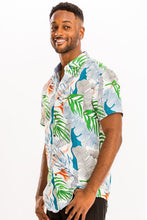 Load image into Gallery viewer, Men&#39;s Print Hawaiian Button-Down Shirt