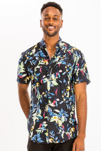 Load image into Gallery viewer, Men&#39;s Print Hawaiian Button-Down Shirt