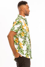 Load image into Gallery viewer, Men&#39;s Print Hawaiian Button-Down Shirt