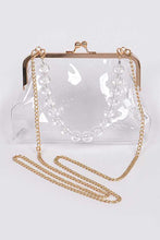 Load image into Gallery viewer, Iconic Pearl Handle Clear Bag
