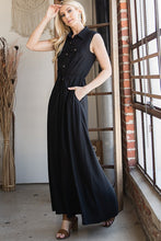 Load image into Gallery viewer, BUTTON DOWN MAXI DRESS