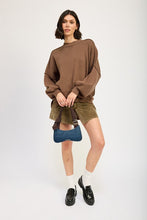 Load image into Gallery viewer, OVER FITTED LONG SLEEVE SWEATER TOP