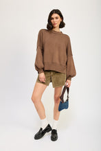 Load image into Gallery viewer, OVER FITTED LONG SLEEVE SWEATER TOP