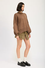 Load image into Gallery viewer, OVER FITTED LONG SLEEVE SWEATER TOP