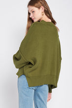 Load image into Gallery viewer, OVER FITTED LONG SLEEVE SWEATER TOP
