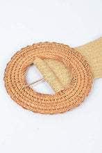 Load image into Gallery viewer, Oversize Bamboo Buckle Elastic Belt