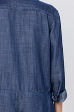 Load image into Gallery viewer, Collared Button Front Tencel Jumpsuit