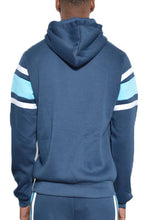 Load image into Gallery viewer, SOLID WITH THREE STRIPE PULLOVER HOODIE