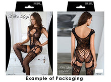 Load image into Gallery viewer, Sparkling Glamour Fishnet Dress