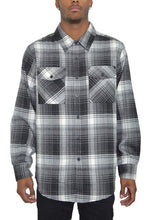 Load image into Gallery viewer, Regular Fit Checker Plaid Flannel Long Sleeve