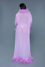 Load image into Gallery viewer, Glamour Boa Feather Trim Robe