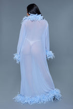 Load image into Gallery viewer, Glamour Boa Feather Trim Robe