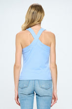 Load image into Gallery viewer, Knit Criss Cross Sleeveless Top