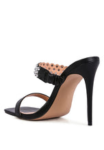 Load image into Gallery viewer, BANDY HIGH HEEL METAL BALL SANDALS