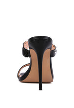 Load image into Gallery viewer, BANDY HIGH HEEL METAL BALL SANDALS