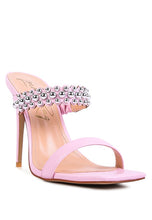 Load image into Gallery viewer, BANDY HIGH HEEL METAL BALL SANDALS