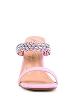 Load image into Gallery viewer, BANDY HIGH HEEL METAL BALL SANDALS
