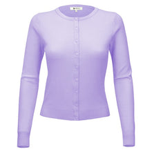 Load image into Gallery viewer, Long Sleeve Spandex Sweater Cardigan