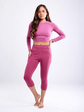 Load image into Gallery viewer, Long-Sleeve Crop Top