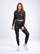 Load image into Gallery viewer, Long-Sleeve Crop Top