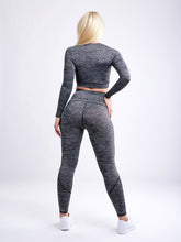 Load image into Gallery viewer, Long-Sleeve Crop Top