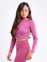 Load image into Gallery viewer, Long-Sleeve Crop Top