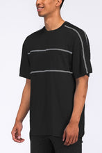 Load image into Gallery viewer, ROUND NECK TAPE STRIPE TSHIRT