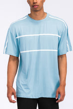 Load image into Gallery viewer, ROUND NECK TAPE STRIPE TSHIRT